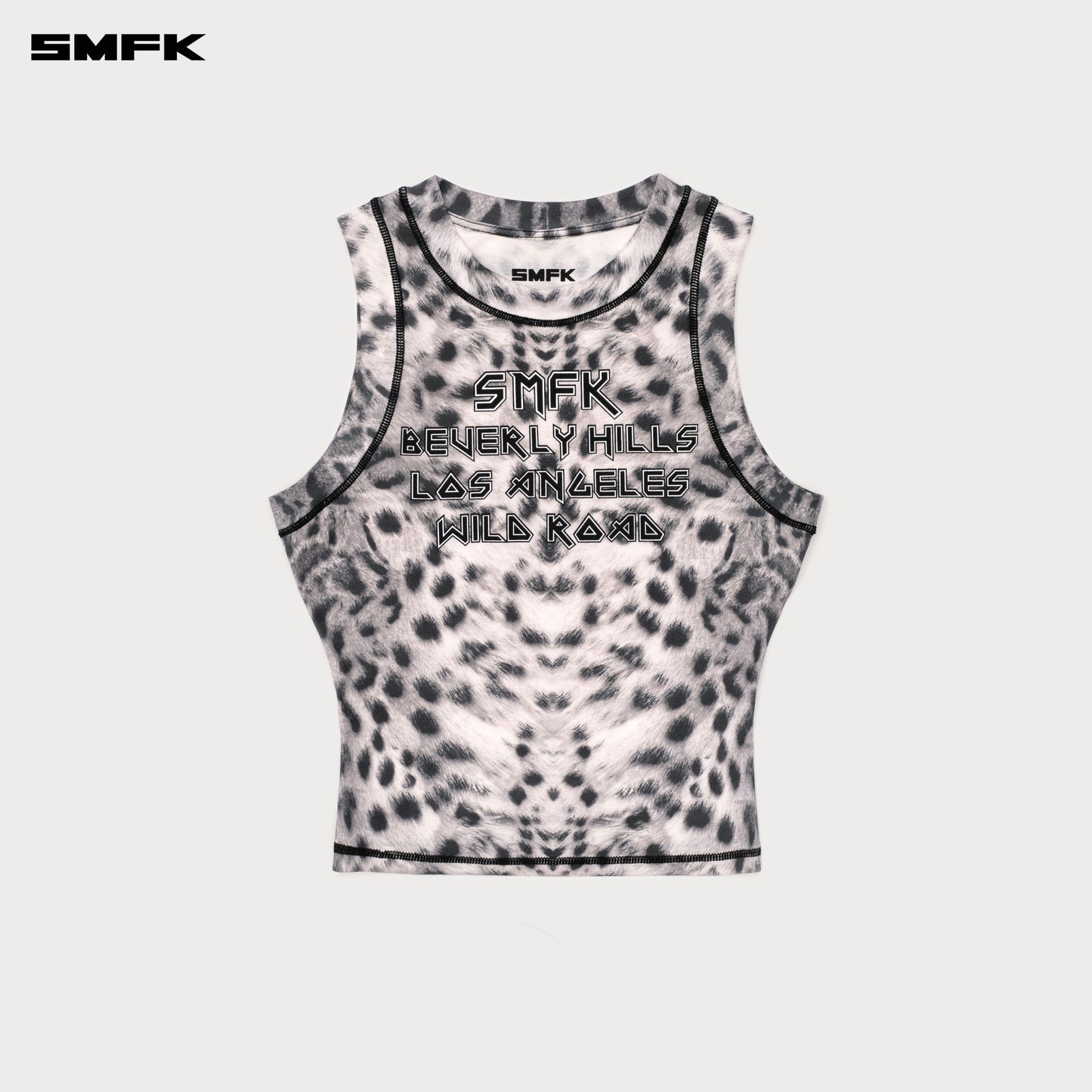 BEVERLY Sports Tank Top Snow Leopard
