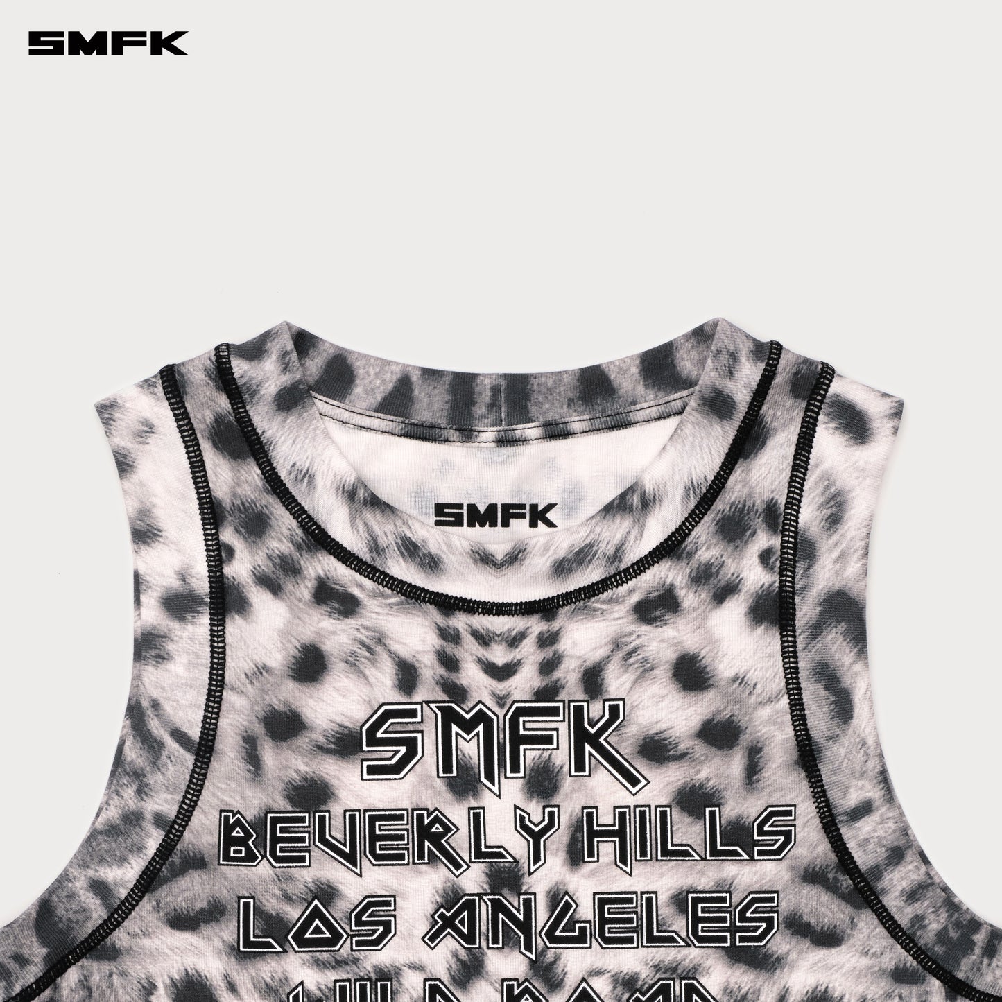 BEVERLY Sports Tank Top Snow Leopard