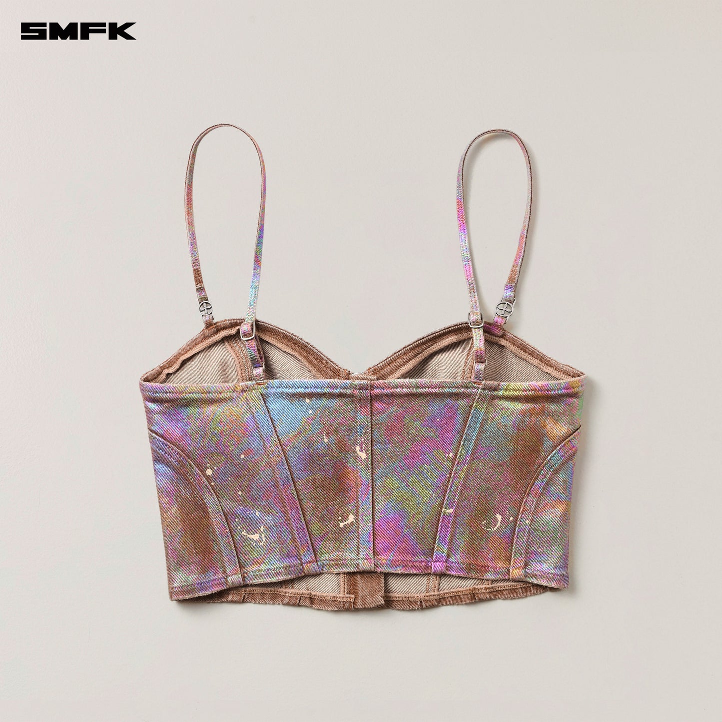 RAGE WILD ORIGIN FANTASY Handcraft Denim Zipper Camisole Fantasy Land