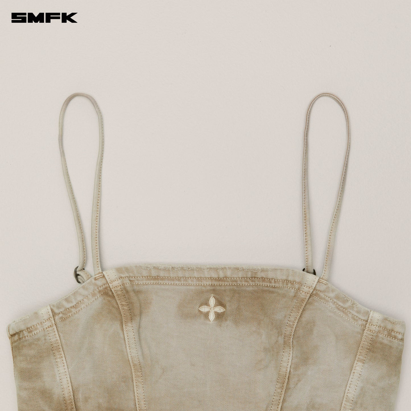 RAGE WILD Denim Short Camisole  Wild Brown