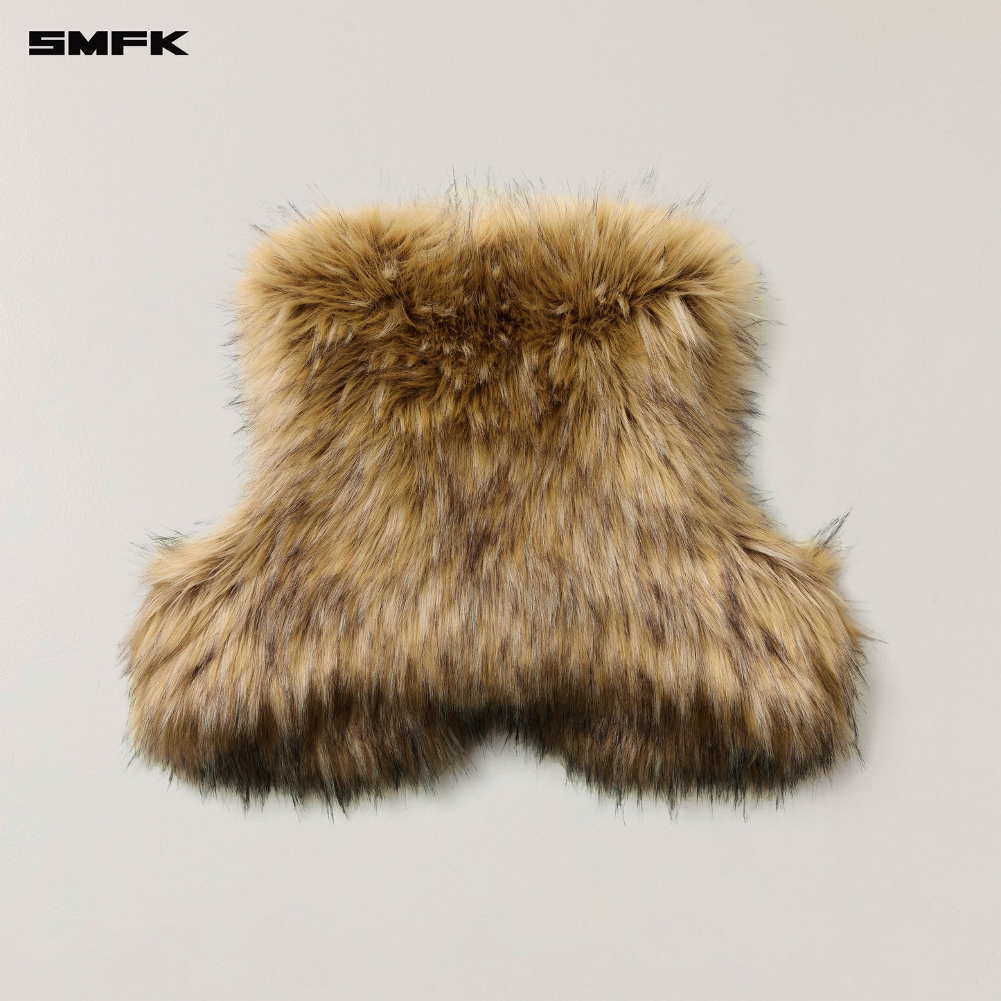 COMPASS GRASSLAND WOOLLY Short Tank Wolf Brown