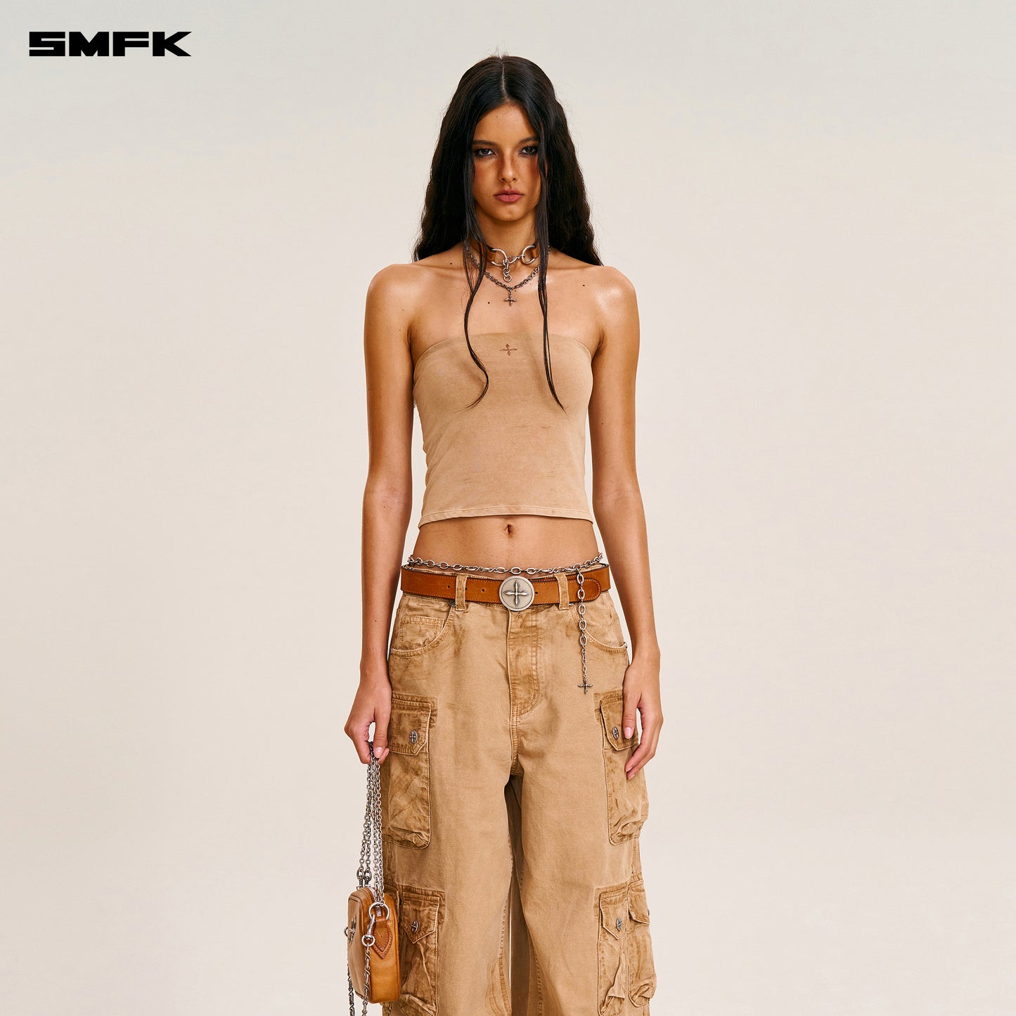 VINTAGE STORM FADE BUSTIER/FADE DYE Vanish Sand