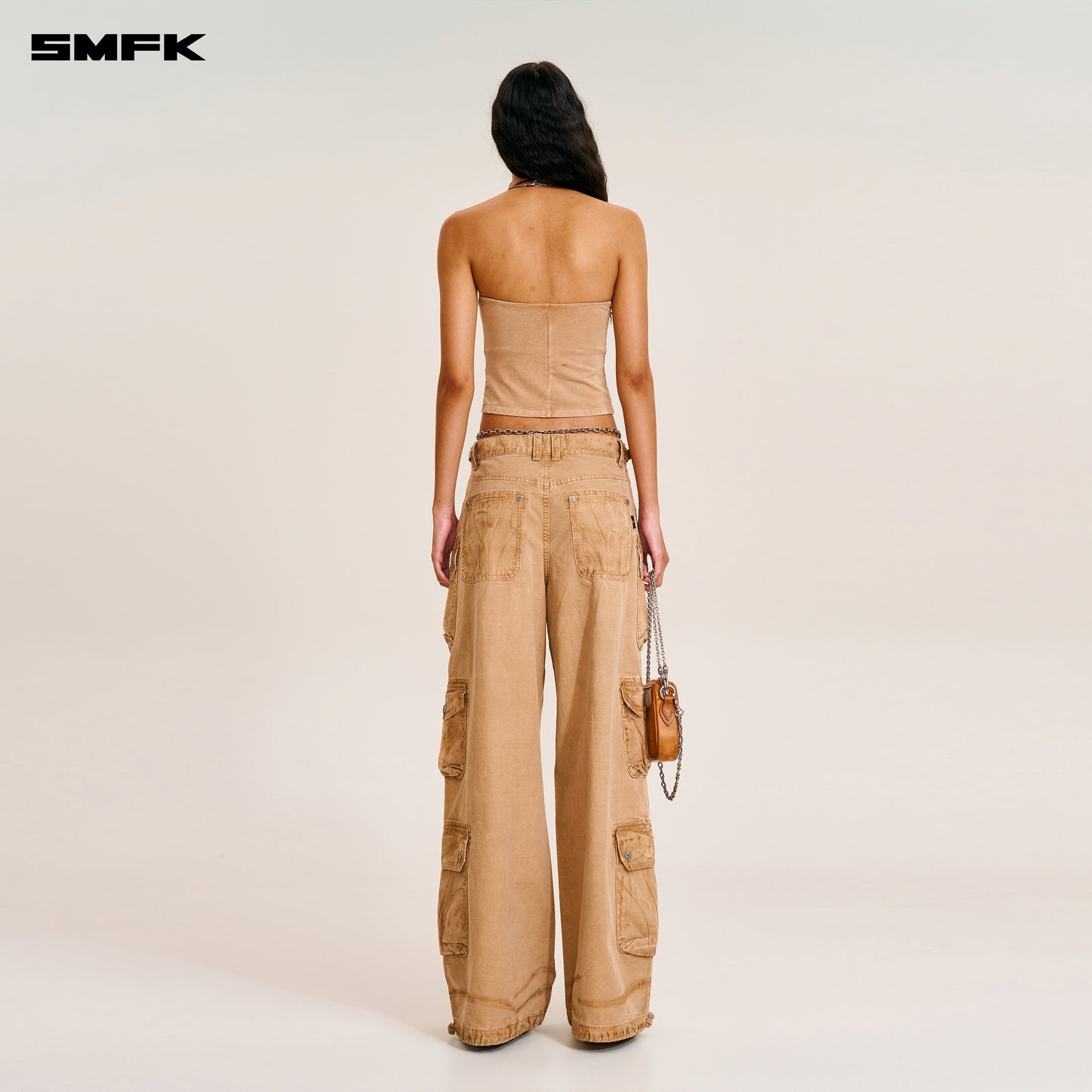 VINTAGE STORM FADE BUSTIER/FADE DYE Vanish Sand