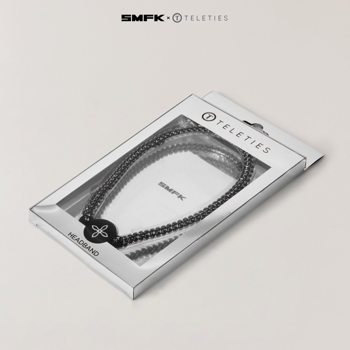 SMFK X TELETIES Headband Black And White