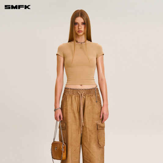 VINTAGE STORM FADE BODY TEE Sandy Khaki
