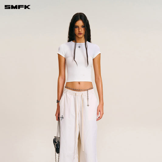 VINTAGE STORM FADE BODY TEE Alpine White