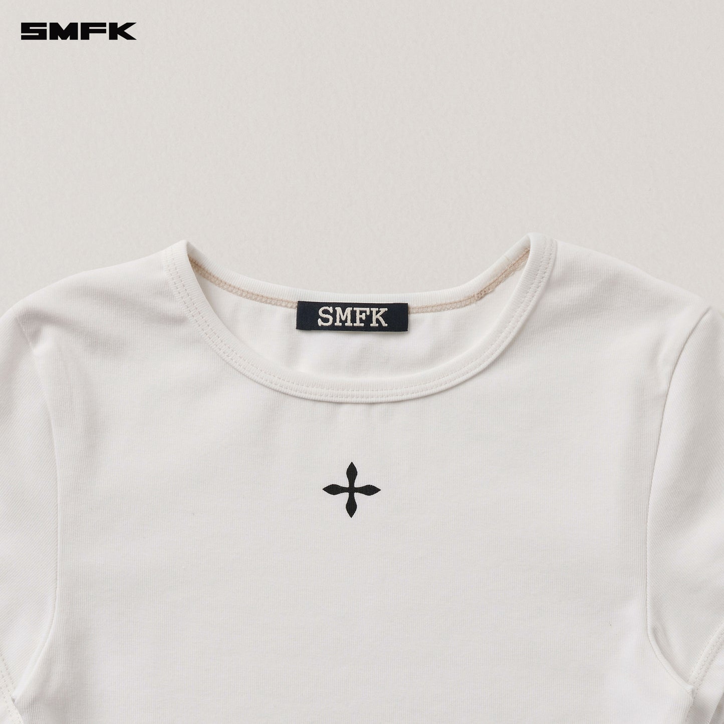 VINTAGE STORM FADE BODY TEE Alpine White
