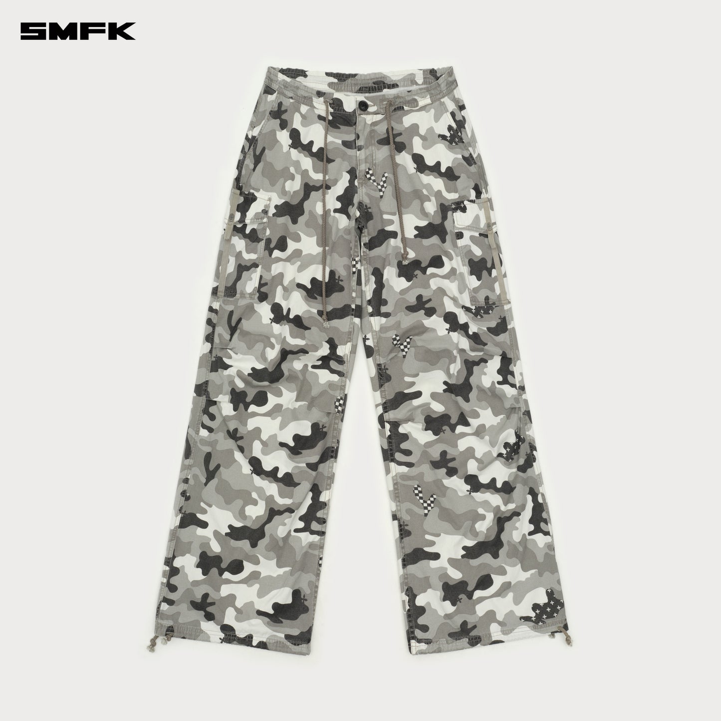 COMPASS Snow Camouflage Hunting Parachute Pants Arctic Camo