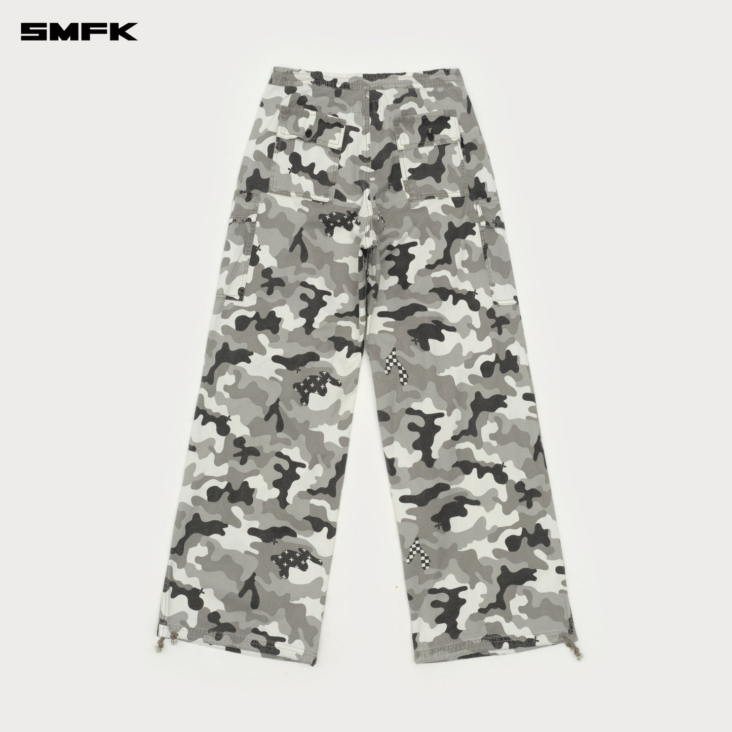COMPASS Snow Camouflage Hunting Parachute Pants Arctic Camo