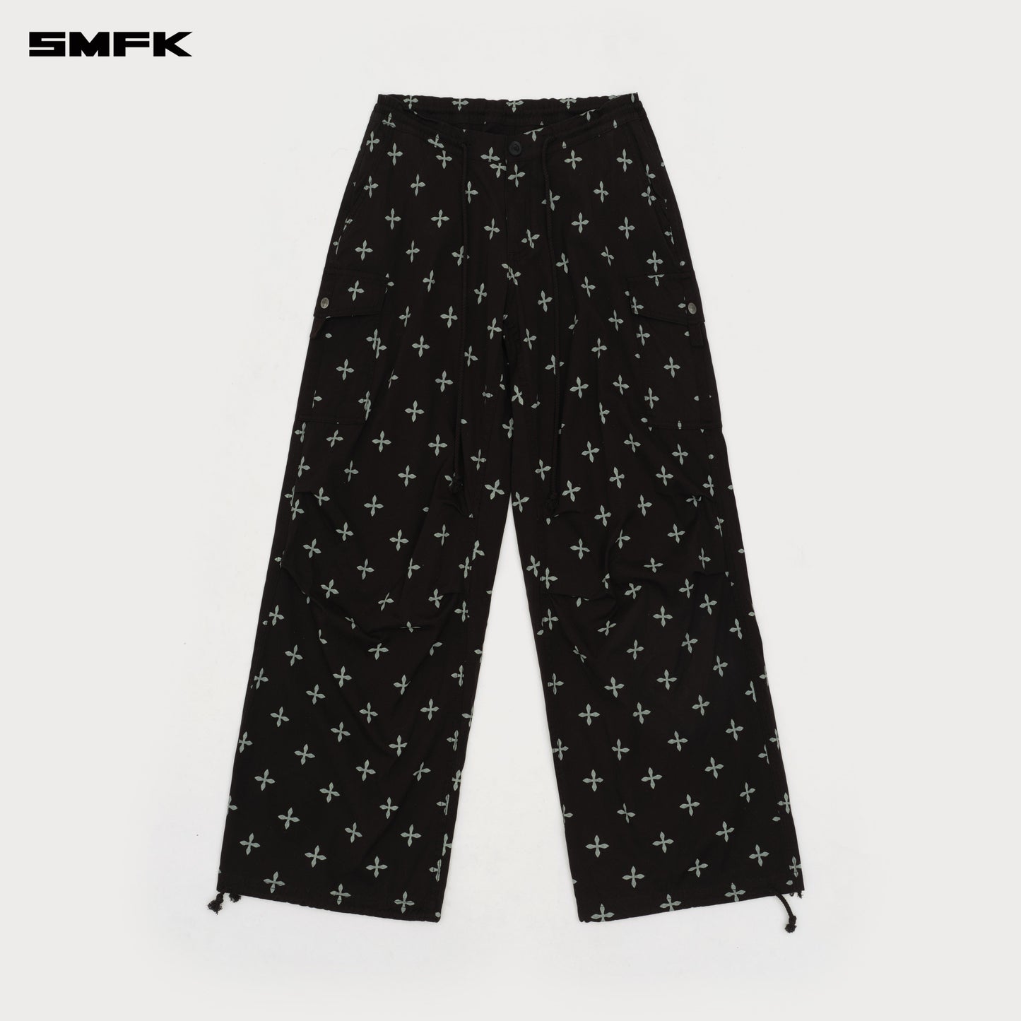 COMPASS Black Garden Hunting Parachute Pants Midnight Garden