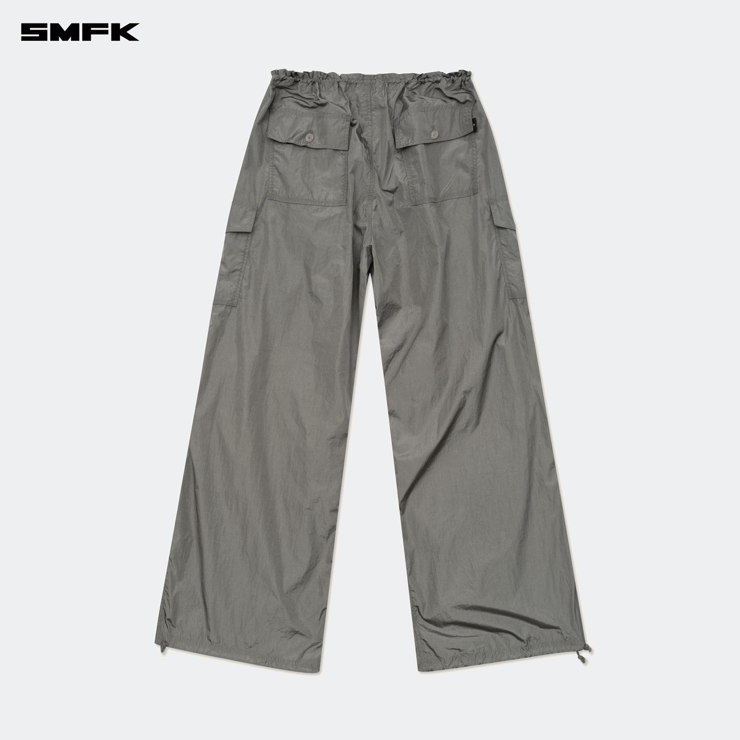 FUTURE STORM Hunting Wide-Leg Parachute Pants Concrete Gray