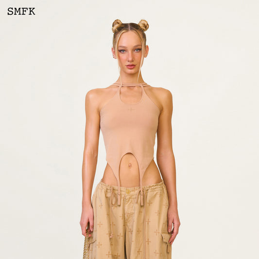 COMPASS Temple Garden Hunting Parachute Pants Classic Nude