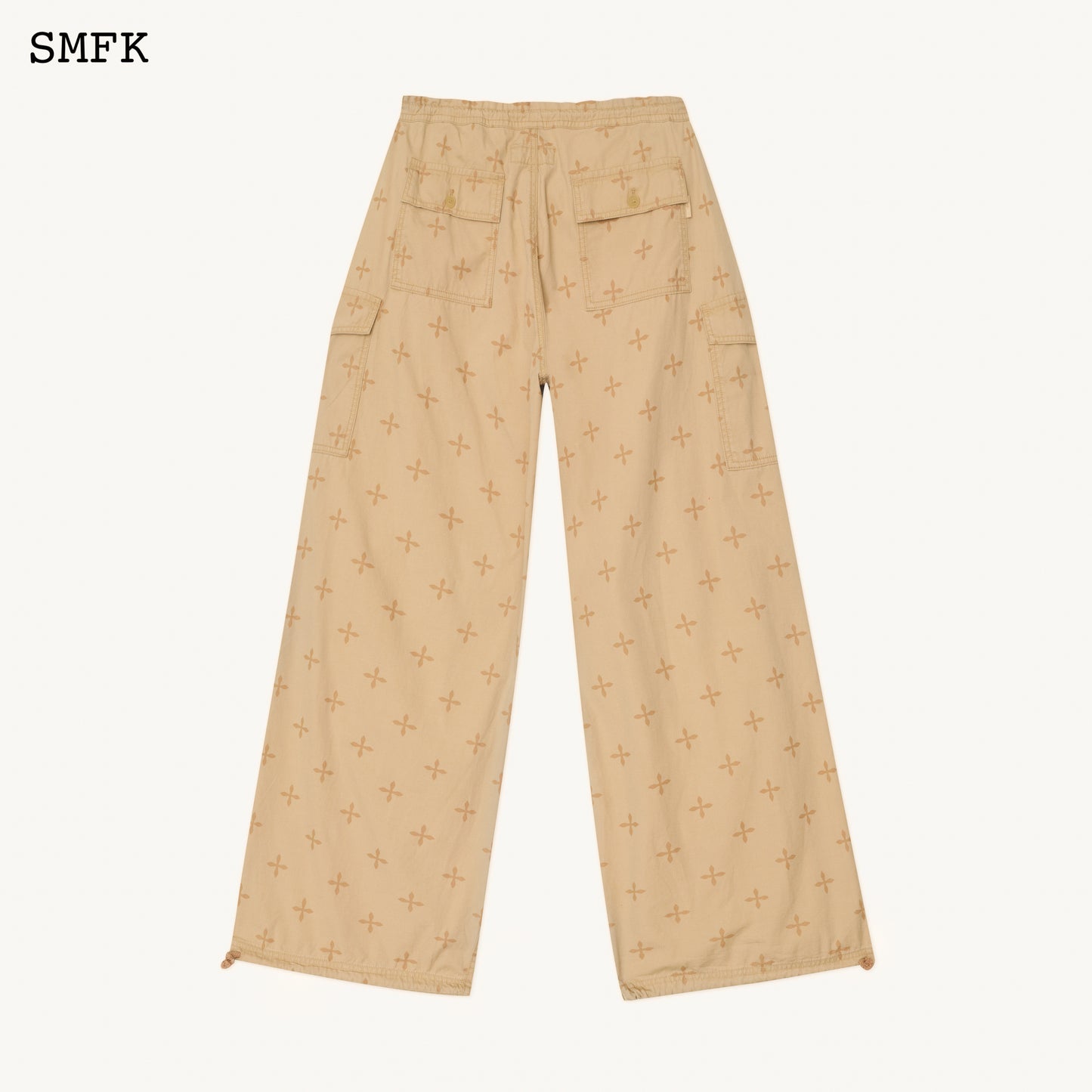 COMPASS Temple Garden Hunting Parachute Pants Classic Nude