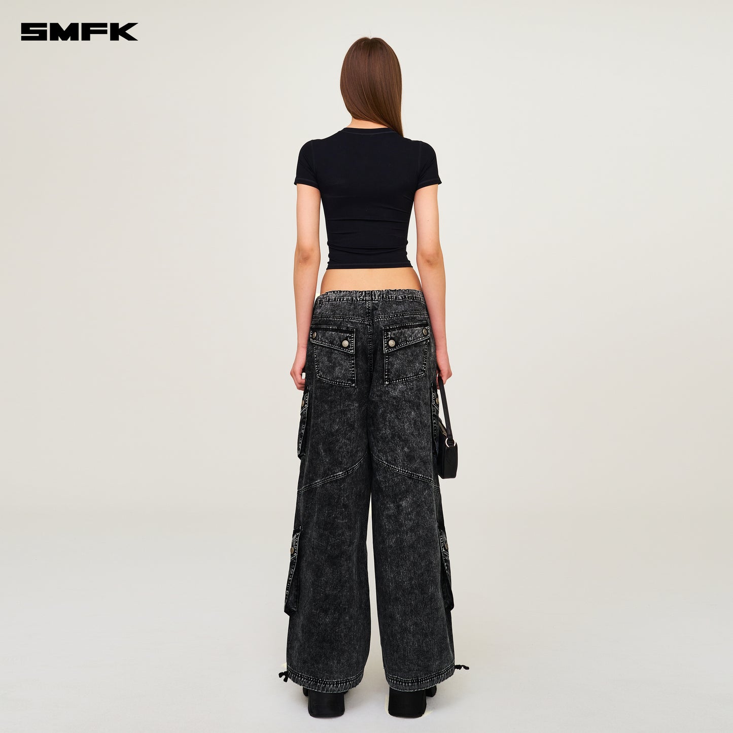 COMPASS WAVE Body-shaping Skin Tee Wilderness Black