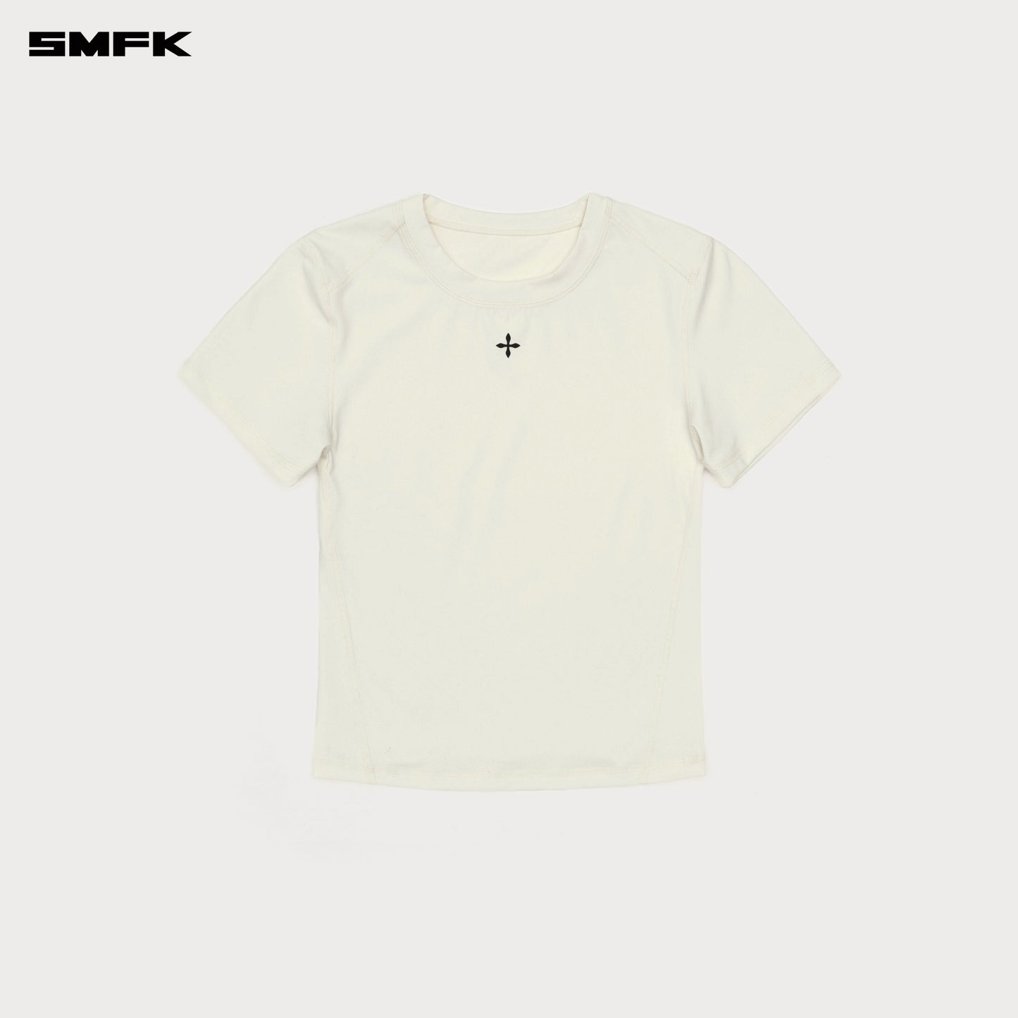 COMPASS WAVE Body-shaping Skin Tee Alpine White