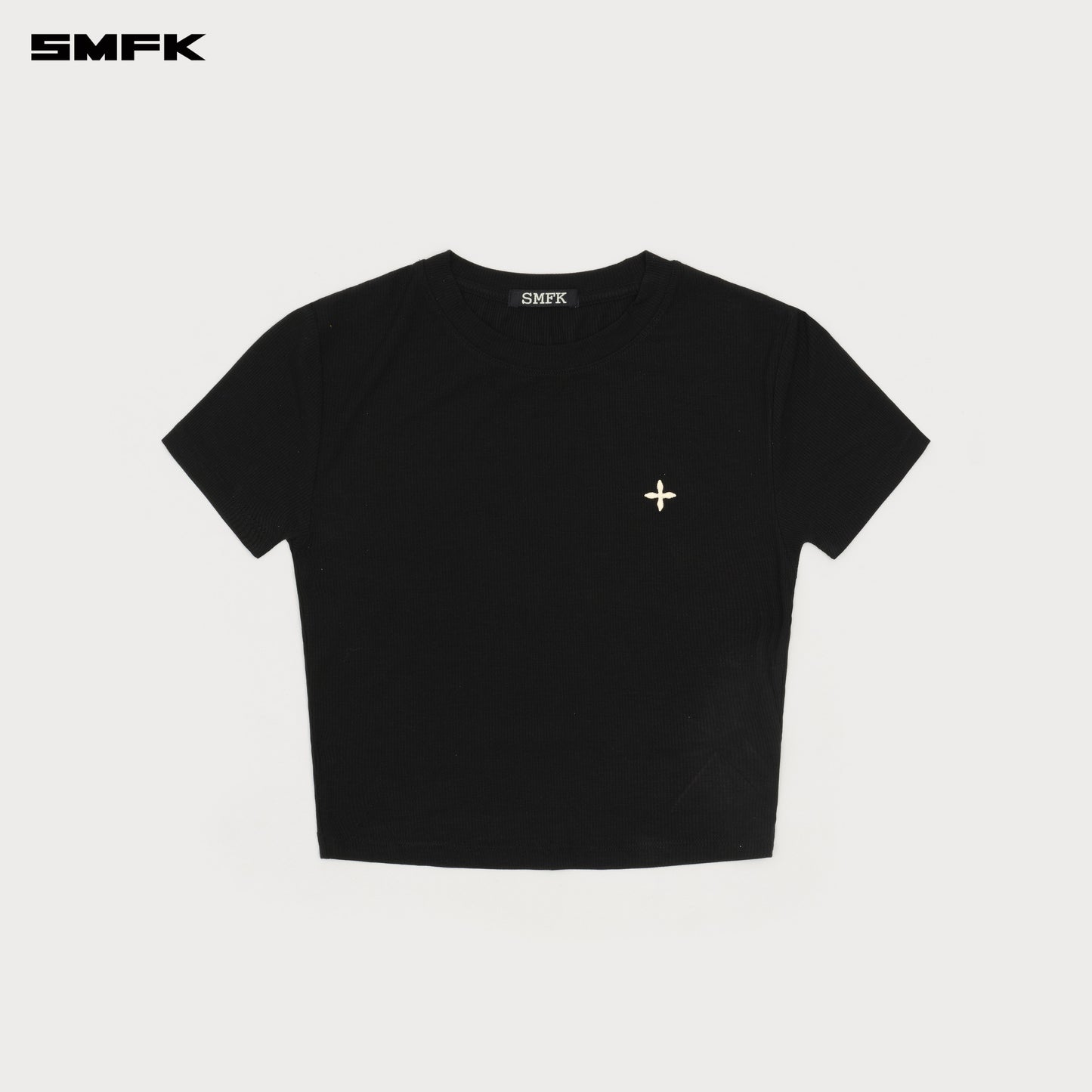 COMPASS HUG Tight Sports Tee Wilderness Black