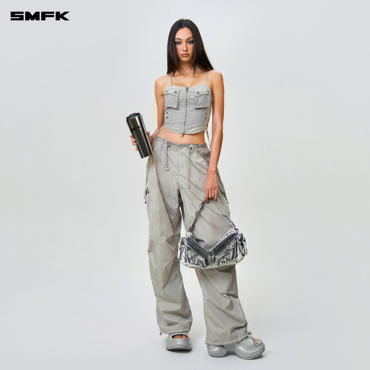 FUTURE Storm Utility Tank Top Stardust Silver