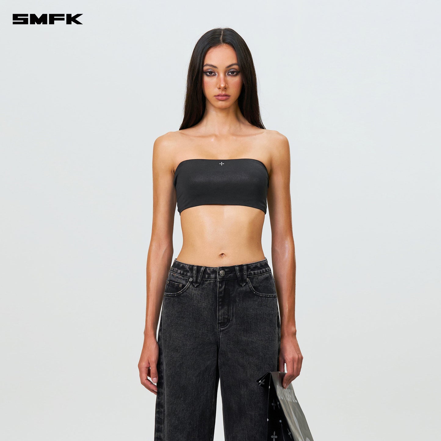 COMPASS HUG Skin Tube Top Wilderness Black