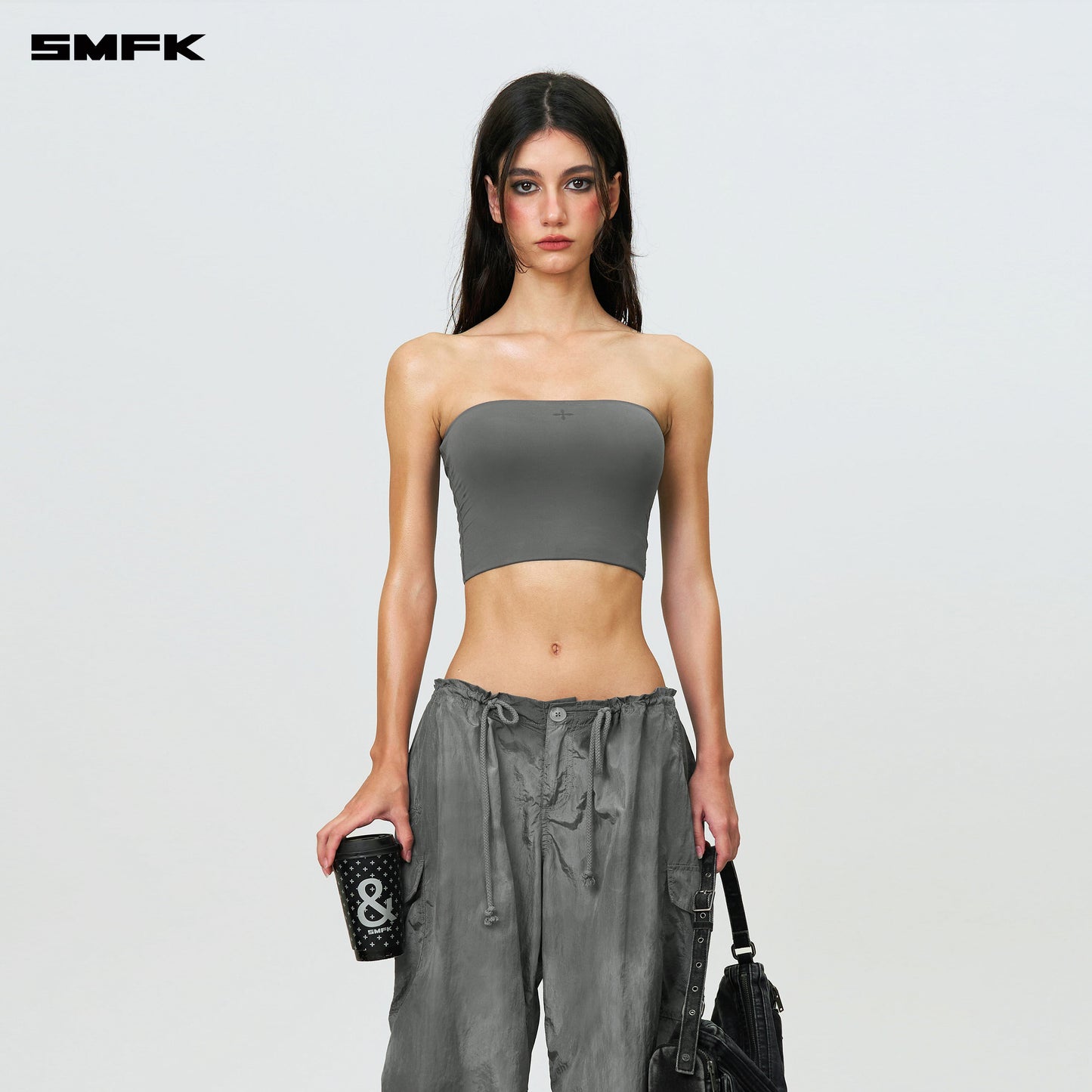 COMPASS HUG Skin Tube Top Concrete Gray