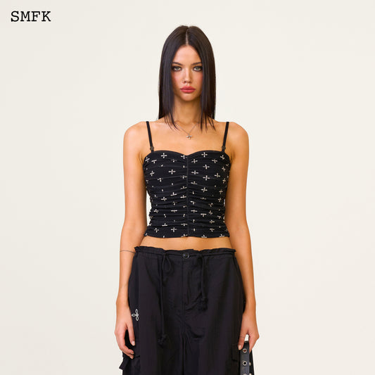 Compass Garden Saro Vest Top Midnight Garden
