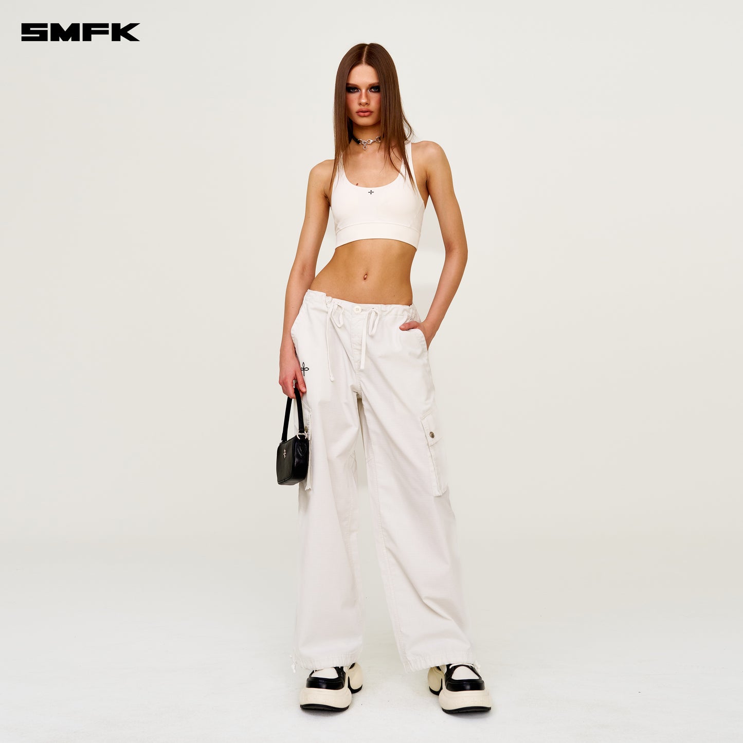 FUTURE WAVE One-piece Classic Body-shaping Vest Alpine White